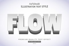 Flow Shadow Illustrator Text Style Effect Product Image 1