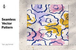 Dry brush flower seamless design Product Image 1