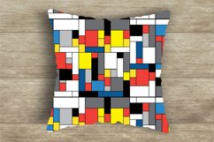 Bauhaus/Mondrian Style Geometric Digital PAPERS Product Image 5