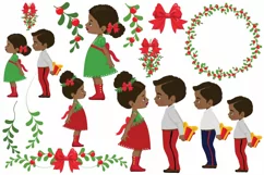 African American Christmas Kiss Kids - Mistletoe Product Image 6