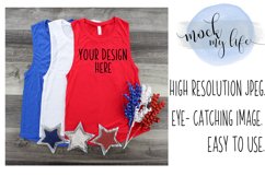 Bella Canvas Mockup / Patriotic / Independence Day Product Image 1