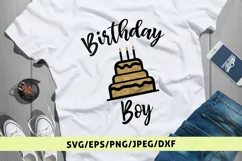 Happy Birthday Boy - Birthday SVG EPS DXF PNG Cutting Files Product Image 1