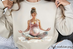 Mothers Day Pregnant Sublimation PNG Product Image 1
