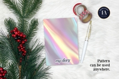 Holographic Pastel Digital Paper, Iridescent Texture Product Image 4