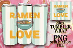 WHIMSICAL ESCAPES 20oz TUMBLER WRAP, Retro Food Product Image 1