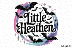 Little Heathen Svg | Halloween Svg | Svg Cut Files Product Image 1