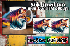 Inspiring journeys 11oz 15oz mug wrap, Animals Art Product Image 1