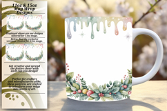 Funky 11oz Mug Wrap Png Artwork , Christmas Product Image 1