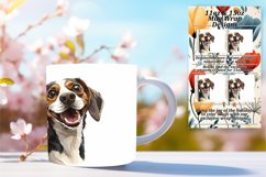 Pawsome Peek-a-Boo Dog Whimsy Joy Charm Sublimation Mug Product Image 1