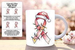 Artistic 11oz Mug Wrap Png Template , Holiday Product Image 1