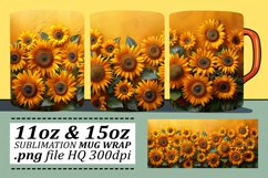 Fresh Springtime Floral Mug Wrap - 11oz 15oz Product Image 1