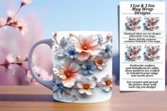 Chic 3D Flower Mug Designs Product Image 1