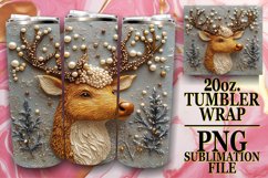 PRESENT OF LOVE 20oz TUMBLER WRAP, Christmas Product Image 1