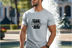 Gildan 64000 Tshirt Mockup, Black Tshirt Mockup 64000 Product Image 1