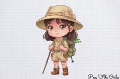 Watercolor Safari Adventure Clipart PNG Product Image 1
