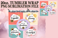 PRESENT OF LOVE 20oz TUMBLER WRAP, Quote Product Image 1