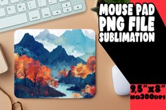 Mouse Pad Design Autumn Watercolor Product Image 1