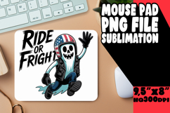 BLISSFUL desk pad Artistic PNG, Funny Ghost Product Image 1