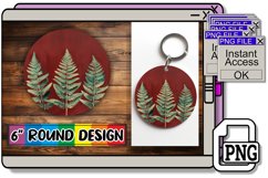 Blossom Bonanza Sublimation - Keychain &amp; Car Coaster Product Image 1