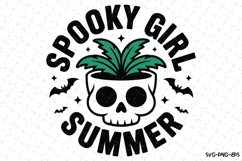 Spooky Girl Summer Svg | Halloween Svg | Svg Cut Files Product Image 1