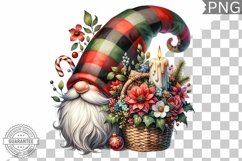 Christmas Gnome Sublimation - Clipart PNG Design Product Image 1