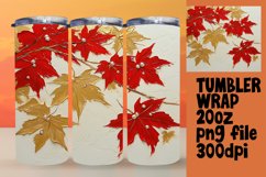 Trendy 20oz Tumbler Wrap File , 3D Flower Product Image 1