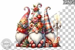 Christmas Gnome Sublimation - Clipart PNG Design Product Image 1