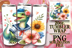 PRESENT OF HARMONY 20oz TUMBLER WRAP, Dino Product Image 1