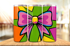 Valentine’s Day Colorful Bows Tumbler Wrap PNG Big Bundle Product Image 5