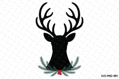 Christmas Deer Svg | Christmas Svg | Svg Cut Files Product Image 1