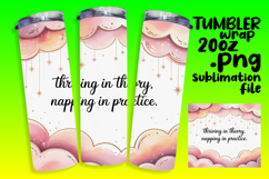 BOLD 20oz Tumbler Wrap for Customization , Girl Quote Product Image 1