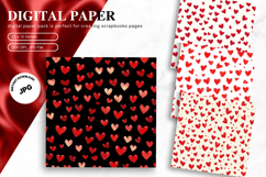 Heart Valentines Background Love Wallpaper Bokeh Backdrop_93 Product Image 1
