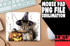 Spooky Pumpkin Animal Mouse Pad PNG Product Image 1