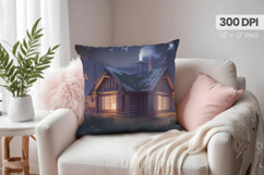 Winter Wonderland PNG Pillow Bundle , Winter Pillow Bundle Product Image 4