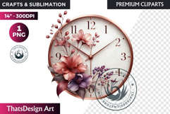 Romantic Flower clipart Rose gold Valentine floral PNG Product Image 1