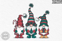 Christmas Gnome Sublimation - Clipart PNG Bundle Product Image 2