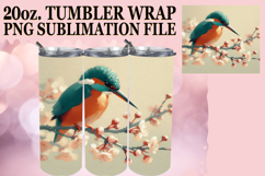 Joyful vibes 20oz tumbler wrap, Birds Product Image 1