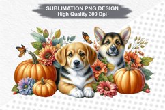 Halloween Dog - Halloween clipart Sublimation PNG Design Product Image 1