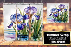 20oz Sublimation Template for Creatives , Flowers Product Image 1
