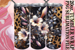 Joyful Adventures 20oz tumbler wrap, Leopard Prints Product Image 1