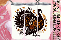 ENCHANTED EVENINGS 20oz TUMBLER WRAP, Flower Animals Product Image 1