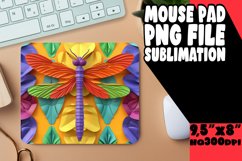 Radiant Cheerful Colorburst Mouse Pad, Sublimation Product Image 1