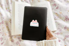 Printable Cozy Book Lover Sticker | I Skipped The Party Product Image 3