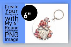 Whimsical Gnome Sublimation Circle Variety Product Image 1