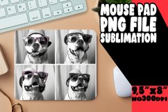 Playful Puppy Picture Sublimation Mouse Pad Template for Hom Product Image 1