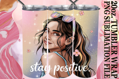 Joyful nights 20oz tumbler wrap, Woman Product Image 1