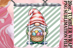 RADIANT MOMENTS 20oz TUMBLER WRAP, Easter Gnomes Product Image 1