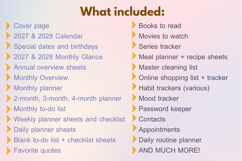 2027-2028 All in One Life Planner Product Image 9