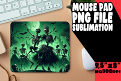 Luminous Desk Pad Designs Sublimation, Horror Halloween Product Image 1