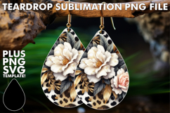Cozy teardrop EARRINGS Design Ideas, Leopard Prints Product Image 1